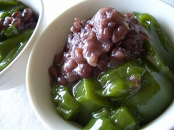 京みずは 抹茶葛ぜんざいをお取り寄せ